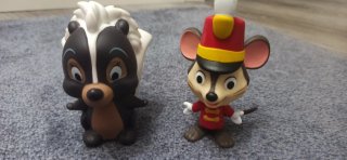 Figuras Disney Skunk y Ratón