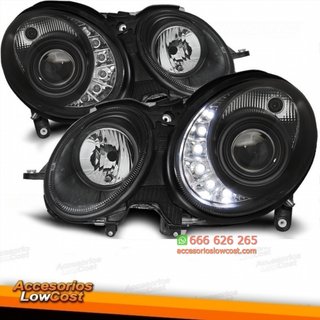 FAROS MERCEDES LUZ DIURNA LED  W211-02-06  CRISTA