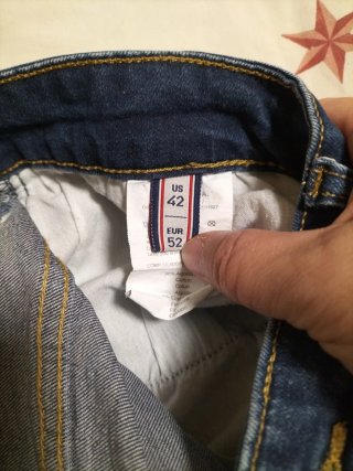 Vaquero corto azul T52