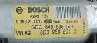 MOTOR TECHO ELECTRICO VOLKSWAGEN TOUAREG (7LA) TD