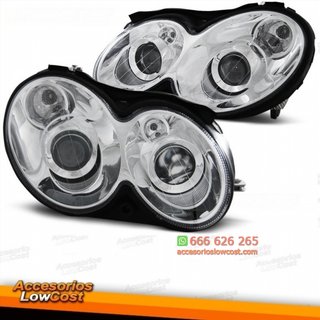 FAROS FACELIFT MERCEDES CLK W209 02-09, CLARO-CRO