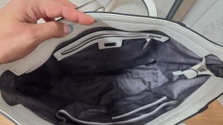 Bolso Guess Blanco Perforado