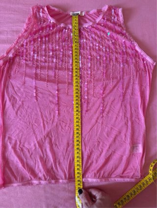 Top Roberto Cavalli Rosa con Perline