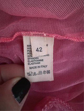 Top Roberto Cavalli Rosa con Perline
