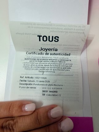 Pendientes Tous Luna Plata