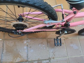 Bicicleta niña rosa 24