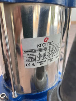 Bomba Sumergible Aguas Sucias Kromic
