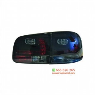 PILOTOS TRASEROS LED TOUAREG 02-10 CRISTAL CLARO-