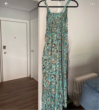 Vestido largo estampado boho talla M