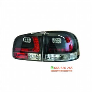 PILOTOS TRASEROS LED TOUAREG 02-10 CRISTAL CLARO-