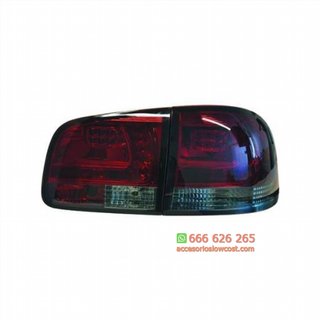 PILOTOS TRASEROS LED TOUAREG 02-10 CRISTAL CLARO-