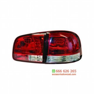 PILOTOS TRASEROS LED TOUAREG 02-10, CRISTAL CLARO