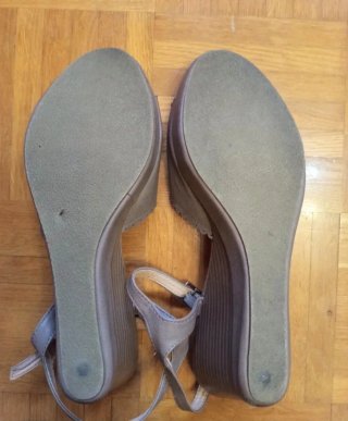 Sandalias marrones plataforma