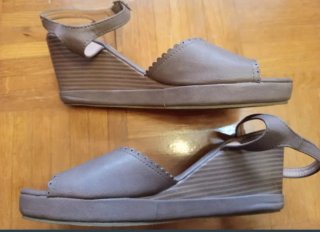 Sandalias marrones plataforma
