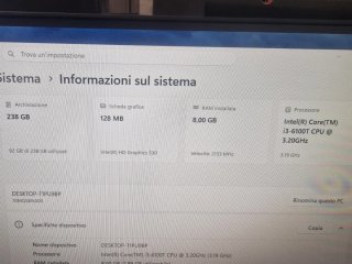 PC All-in-One Lenovo i3 Win 11 Office