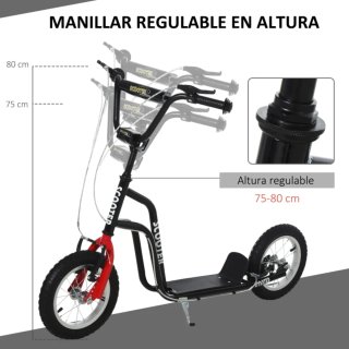 Patinete infantil con manillar regulable