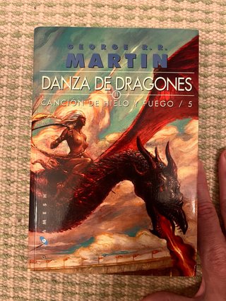Libro Danza de Dragones II George R. R. Martin