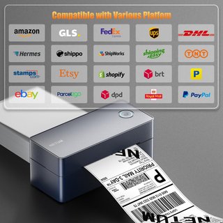 NETUM NT-9260 Impresora Etiquetas 4x6'' BT USB