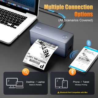 NETUM NT-9260 Impresora Etiquetas 4x6'' BT USB