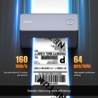 NETUM NT-9260 Impresora Etiquetas 4x6'' BT USB