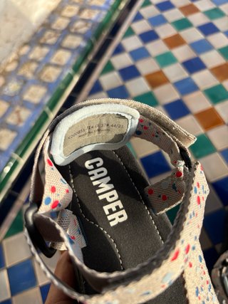 Chanclas Camper Beige Multicolor