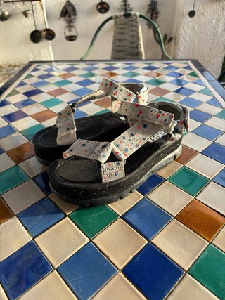 Chanclas Camper Beige Multicolor