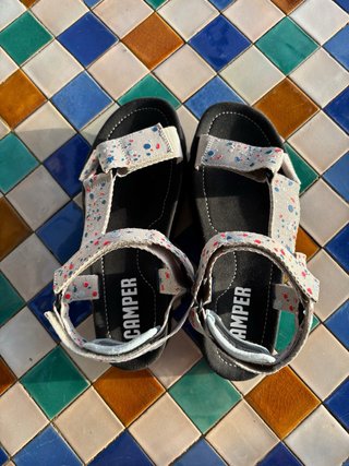 Chanclas Camper Beige Multicolor