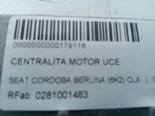 SEAT CORDOBA BERLINA (6K2) CLX CENTRALITA MOTOR UCE