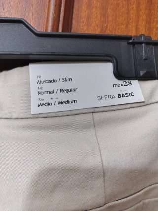Pantalón chino Sfera beige Talla M/38