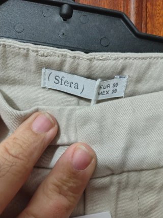 Pantalón chino Sfera beige Talla M/38