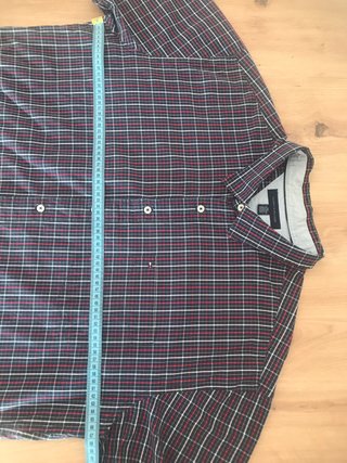 Tommy Hilfiger Camisa XXL Cuadros Manga Corta