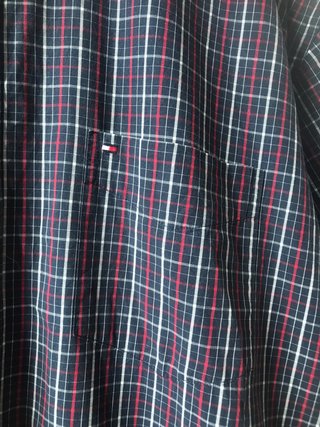 Tommy Hilfiger Camisa XXL Cuadros Manga Corta