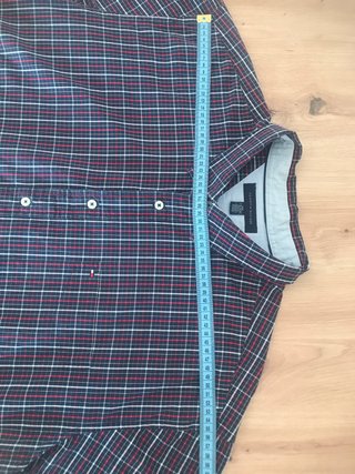 Tommy Hilfiger Camisa XXL Cuadros Manga Corta