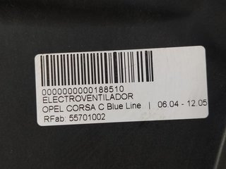 OPEL CORSA D CorsaVan ELECTROVENTILADOR
