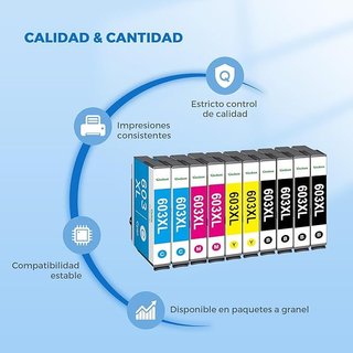 Redsee 603XL Cartuchos de Tinta Epson XP-2100