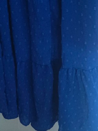 Abito lungo Shein blu elettrico