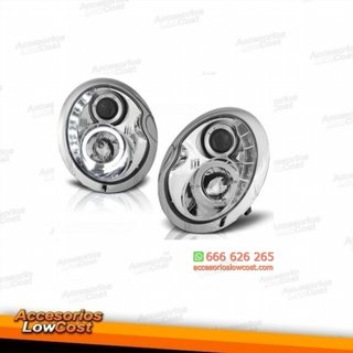 FAROS LUZ DIURNA MINI, 01-06- CRISTAL CLARO/CROMO