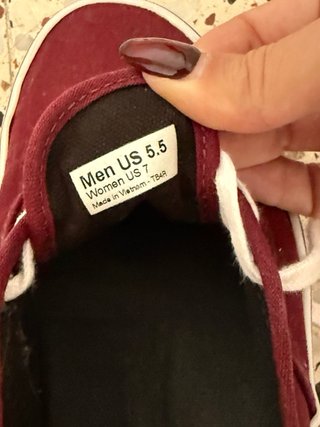 Zapatillas Vans Burdeos