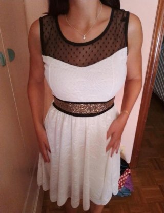 Vestido blanco veraniego