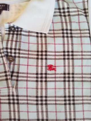 Polo Burberry donna XL a quadri