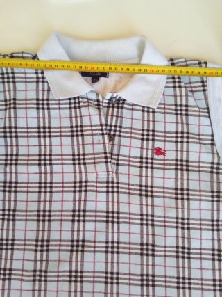 Polo Burberry donna XL a quadri