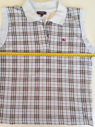 Polo Burberry donna XL a quadri