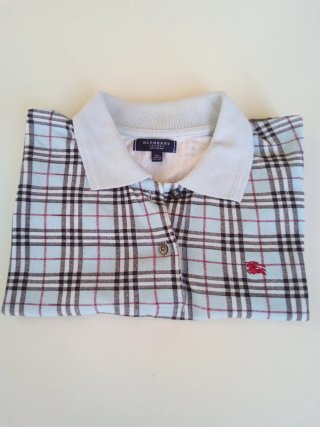 Polo Burberry donna XL a quadri