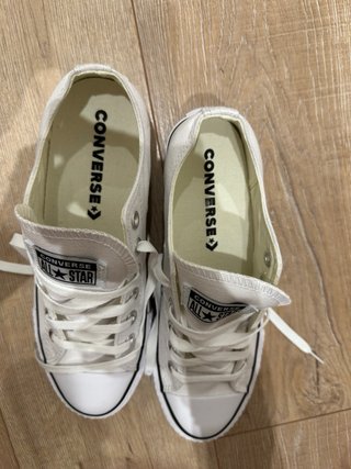 Converse All Star Plataforma Blancas