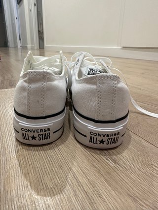 Converse All Star Plataforma Blancas
