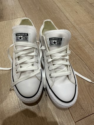 Converse All Star Plataforma Blancas