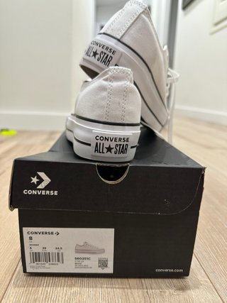 Converse All Star Plataforma Blancas