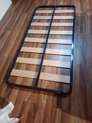 Somier 90cm Metal y Madera