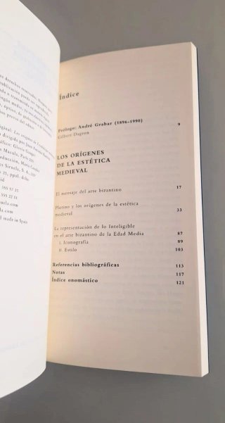 Los orígenes de la estética medieval, André Grabar