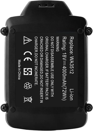 MATESK 18V 4000mAh Li-Ion Batería WA3512